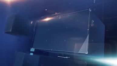 蓝色科技网络企业宣传背景AE模板视频的预览图